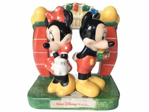 Disney World Mickey Minnie Mouse Salz Pfefferstreuer Porzellan Valentin Liebe - Bild 1 von 9