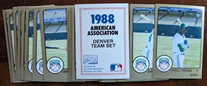 1988 ProCards Denver Zephyrs - You Pick 1 - Minor League AAA Milwuakee Brewers - Picture 1 of 55