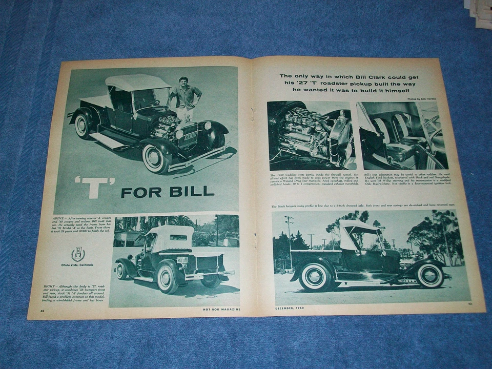 Ford Modelo T Roadster 1927 camioneta Hot Rod artículo de colección "T for Bill"  Foto 1 de 1