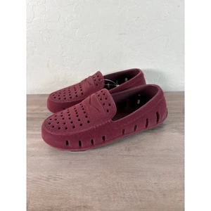 Floafers kids Prodigy Driver 3.0 Vegan Suede Velvet Burgundy size 12 NWOT - Picture 1 of 6