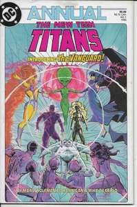 New Teen Titans Annual #1 DC 1985 Vanguard Cyborg Raven Starfire Wonder Girl - Bild 1 von 2