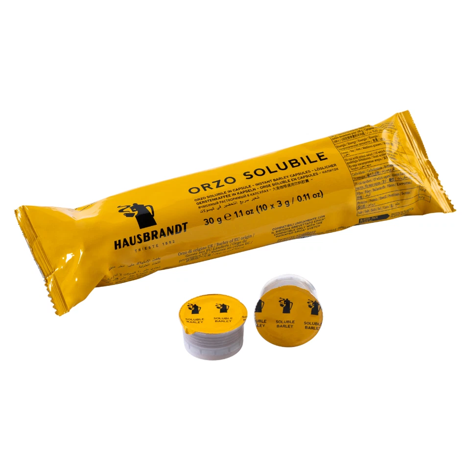 100 Capsule ORZO Solubile Hausbrandt ® Originali per Guzzini / Bofrost *