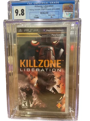 CGC 9.8 A++ - Killzone: Liberation (Sony PSP 2006) FACTORY SEALED - Image 1 of 3