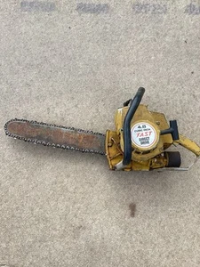 RARE Vintage Wards 4.8 Powercraft Chainsaw Muscle Saw 78cc Parts Or Restore Bin0 - Picture 1 of 8
