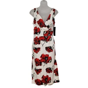 Stop Staring Floral Pin-Up Wiggle Rockabilly Retro 50's Pencil Dress Size 14 NWT - Picture 1 of 5
