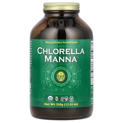 HealthForce Superfoods Chlorella Manna 10 58 oz 300 g sem glúten, cru, vegano - Imagem 1 de 2
