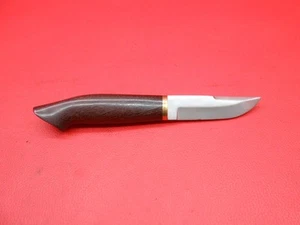 Coltello Wootz personalizzato fatto a mano in acciaio manico in legno rosso con fodero in pelle A148 - Foto 1 di 10