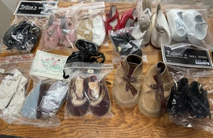 30 Tallina's, Kemper, Gertrude's, IMSCO verschiedene Größen Puppenschuhe neu & gebraucht Posten - Bild 1 von 16