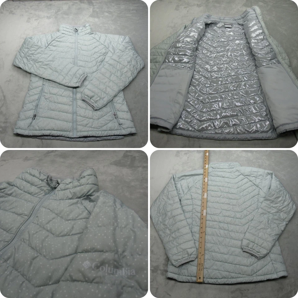 Chaqueta Columbia Powder Lite para mujer grande ligera lima Omni acolchada térmica acolchada acolchada acolchada Foto 1 de 4