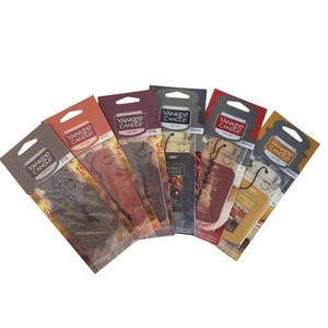 Lote de 6 ambientadores mixtos Yankee Candle Car Jar nuevos aromas de otoño - Imagen 1 de 11