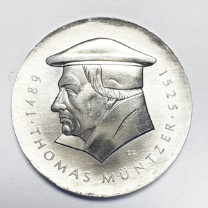 20 marcos RDA 1989 Müntzer plata - Imagen 1 de 2