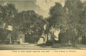 First Friends of Whittier Church Vintage Devotional Card "Study to ….. unto God" - Picture 1 of 1