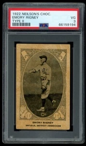 1922 E120 American Caramel Emory Rigney - PSA 3 en muy buen estado - Detroit Americans corte - Imagen 1 de 2