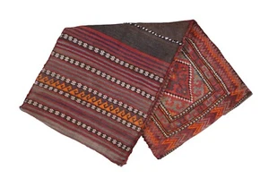 Antique Turkish Woven Wool Camel Saddlebag Kilim Saddle Blanket 50" - Picture 1 of 12