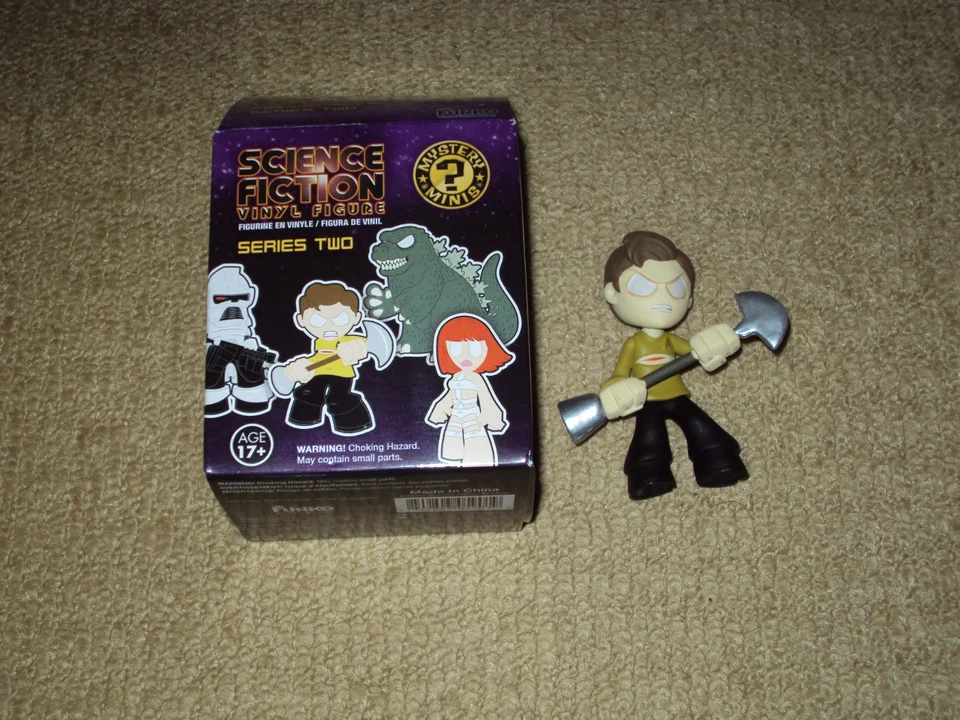 FUNKO, CAPTAIN KIRK, MYSTERY MINIS, SCIENCE FICTION SERIES 2, 1/12, VINYL FIGURE Foto 1 de 1