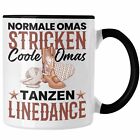 Trendation - Oma Linedance Tasse Geschenk Coole Oma Line Dance Tnzerin Geschenk