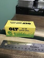 1 Empty Olt Duck Call DV-35 Dove Call Box NOS Factory Package Pekin IL