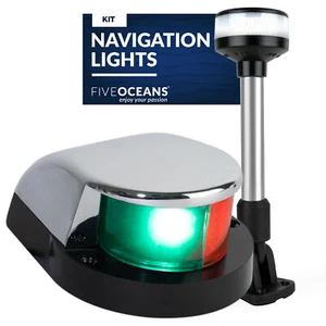 LED Navigation Bow Light and All Round 360 Anchor Light Fold Down 12V FO4429-C1 - Bild 1 von 9
