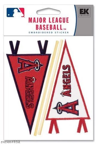 Los Angeles ANAHEIM ANGELS Pennant EK Success Jolee's Baseball MLB Crafting Cover