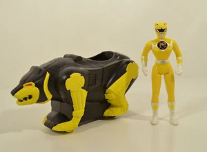 Figura de acción 4"" Yellow Ranger 5"" Bear Ninjazord McDonald's Power Rangers 1995 - Imagen 1 de 2
