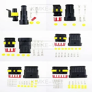 AMP Superseal Set 1 polig - 6 polig Steckverbinder Stecker Elektrik wasserdicht  - Picture 1 of 7