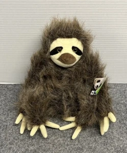 Peluche tre dita bradipo 10" festa WWF adozione fauna selvatica mondiale - Foto 1 di 4