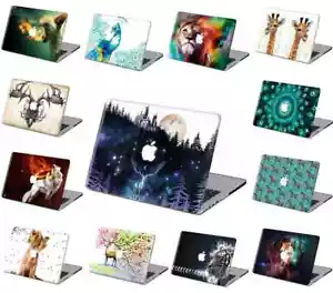 Funda rígida recortada de goma con estampado de dibujos animados de animales para Macbook Pro Air - Imagen 1 de 28