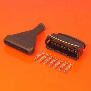 Genuine AMP/TYCO 7 Way Junior Power Timer With Terminals and Waterproof Boot - Picture 1 of 4