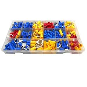 360-teiliges Drahtklemmen-Sortiment Steckverbinder Auto Verkabelung Spaten Stoßring Kugel - Bild 1 von 3