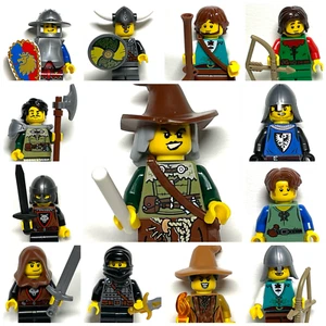 Authentic Lego Castle Minifigures - New Characters - Knight - Trades - Peasant - Picture 1 of 177
