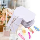 100Pcs Small Kraft Pillow Box Gift Bag Paper Candy Boxes for Party Wedding