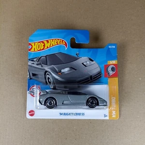 Tarjeta corta Hot Wheels '94 Bugatti EB110 SS 65/260 2022 plateada HW Turbo  - Imagen 1 de 2