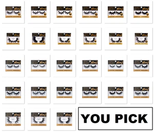 i-ENVY Luxury Mink False Eyelashes 100% Real Mink ( 3 Pack ) - Picture 1 of 83