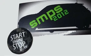 Gen 2 Mini R56 Start Stop Taste Abdeckung Kappe Carbon Faser - Bild 1 von 1