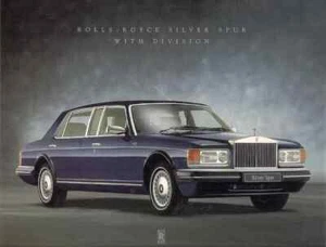 Rolls Royce Silver Spur con folleto de ventas de división - 1997 - 4 páginas - Imagen 1 de 2