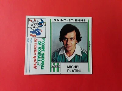 Panini FOOTBALL 81 MICHEL PLATINI SAINT ÉTIENNE La Vache qui RIT #265 - Photo 1/2