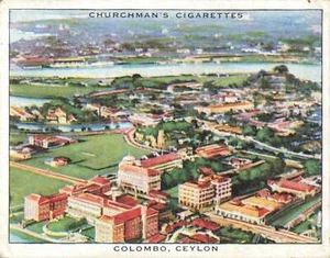 Churchman's Cigarettes Wings Over the Empire Colombo Ceilán - Imagen 1 de 2