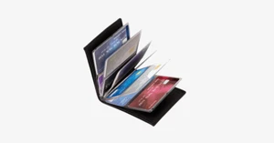 3 pack Wonder Wallet - Amazing Slim RFID Wallets As Seen on TV, Black Lea - Picture 1 of 1