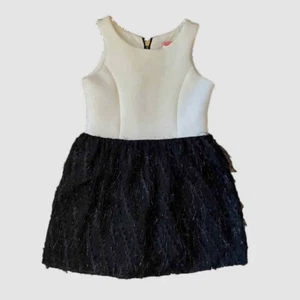 $294 Zoe Ltd Kids Girl's Black Sleeveless Fit & Flare Dress Size 16 - Picture 1 of 3