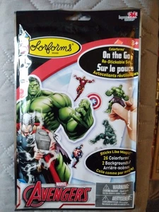 2015 Marvel Avengers Colorforms Create a Story Play Set - 48 Colorforms - Foto 1 di 1