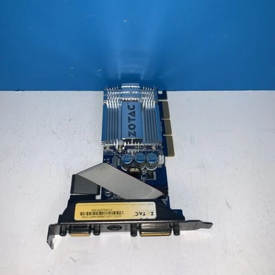 AGP card Zotac 6200 256MB 64BIT DDR2 RoHS 188-02N17-020ZT D-Sub Vid-out DVI - Image 1 of 3