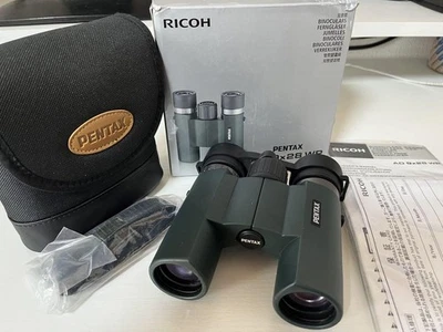 Pentax Binoculars AD 9x28 WP Compact Waterproof Outdoor Use Used - Image 1 of 2