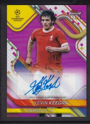 Kevin Keegan 2025 12/75 Auto Topps mejores autógrafos de la UEFA Champions League Foto 1 de 2