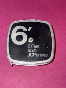 VINTAGE WERBUNG MASSBAND J C PENNEY 2574 6' 6 FUSS FUSS USA - Bild 1 von 4
