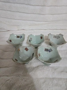 5er Set kleine Vintage japanische Tassen/Schalen. Wirklich Unikat - Bild 1 von 7