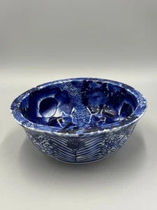 Antike japanische Imari blau-weiße Porzellanschale aus dem 19. Jh., Meiji-Ära 8 1/4 Zoll - Bild 1 von 11