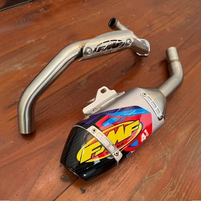 EXHAUST FULL SYSTEM STAINLESS PIPE MUFFLER CARBON FOR KAWASAKI KLX110R L KLX110 Foto 1 de 4