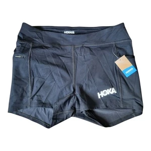 Hoka One One W Preformance Knit 3" Shorts Sz L Uk 12 Bnwt - Picture 1 of 8