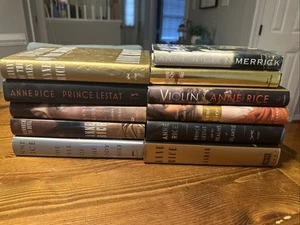 Anne Rice HC/DJ 1st Edition SET - 11 Book Set Vampire Chronicles Diaries Body VG - Foto 1 di 23