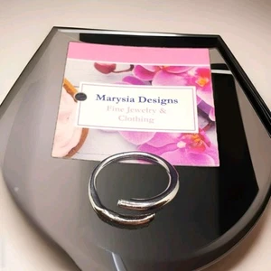 Marysia Designs Anello Fascia Argento Strappo 3 Fascia Regolabile - Foto 1 di 2